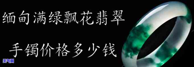 翡翠飘绿花手镯多少钱一个，价格揭秘：翡翠飘绿花手镯的市场价值解析