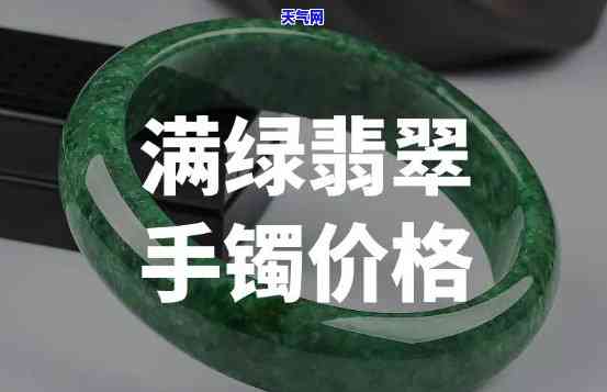 满绿的翡翠镯子多少钱，价格解析：满绿翡翠镯子的价值究竟几何？