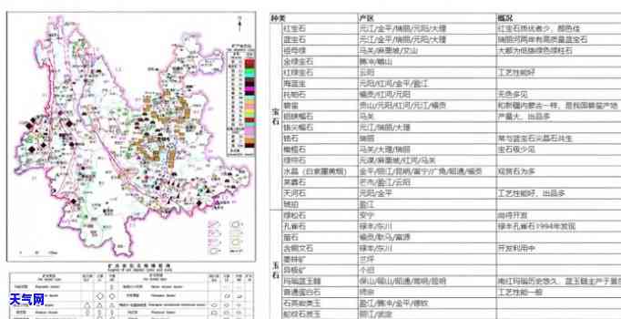 西昌宝玉石矿分布-西昌宝玉石矿分布图