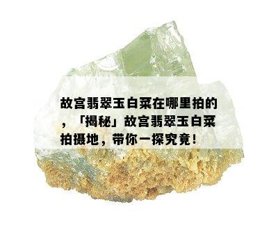 故宫翡翠玉白菜在哪里拍的，「揭秘」故宫翡翠玉白菜拍摄地，带你一探究竟！