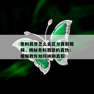 危料翡翠怎么去区分真假视频，揭秘危料翡翠的真伪：视频教你如何辨别真假！