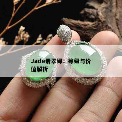 Jade翡翠绿：等级与价值解析