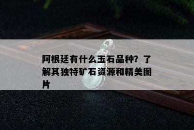 阿根廷有什么玉石品种？了解其独特矿石资源和精美图片