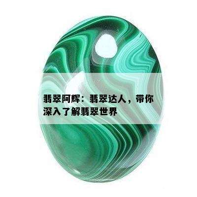 翡翠阿辉：翡翠达人，带你深入了解翡翠世界