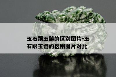 玉石跟玉髓的区别图片-玉石跟玉髓的区别图片对比