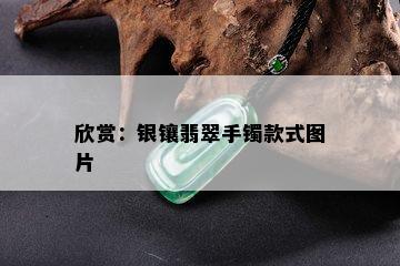 欣赏：银镶翡翠手镯款式图片