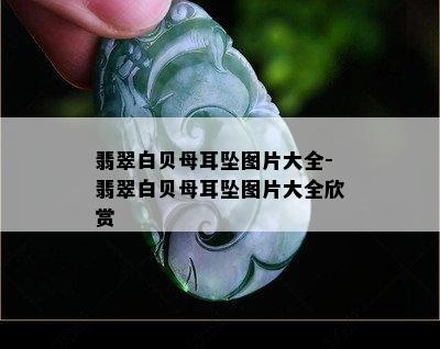 翡翠白贝母耳坠图片大全-翡翠白贝母耳坠图片大全欣赏