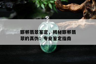 邯郸翡翠鉴定，揭秘邯郸翡翠的真伪：专业鉴定指南