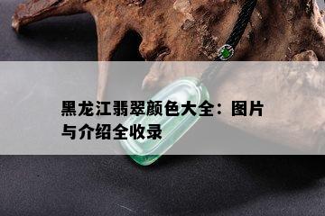 黑龙江翡翠颜色大全：图片与介绍全收录