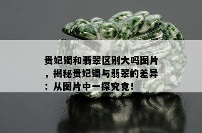 贵妃镯和翡翠区别大吗图片，揭秘贵妃镯与翡翠的差异：从图片中一探究竟！