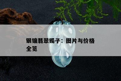 银镶翡翠镯子：图片与价格全览