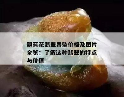 飘蓝花翡翠吊坠价格及图片全览：了解这种翡翠的特点与价值