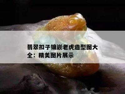 翡翠扣子镶嵌老虎造型图大全：精美图片展示