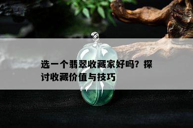 选一个翡翠收藏家好吗？探讨收藏价值与技巧