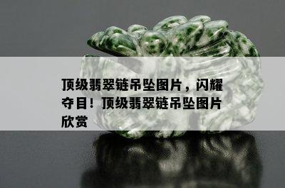 顶级翡翠链吊坠图片，闪耀夺目！顶级翡翠链吊坠图片欣赏