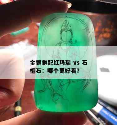 金貔貅配红玛瑙 vs 石榴石：哪个更好看？