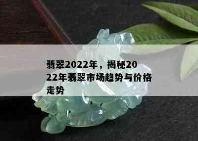 翡翠2022年，揭秘2022年翡翠市场趋势与价格走势