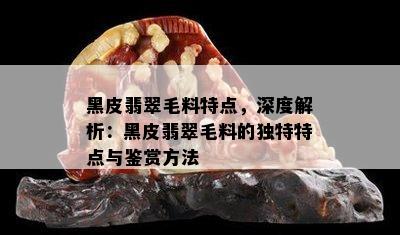 黑皮翡翠毛料特点，深度解析：黑皮翡翠毛料的独特特点与鉴赏方法