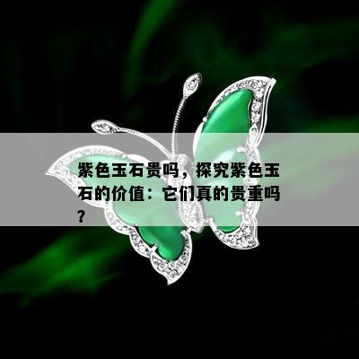 紫色玉石贵吗，探究紫色玉石的价值：它们真的贵重吗？