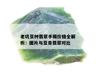 老坑豆种翡翠手镯价格全解析：图片与豆青翡翠对比