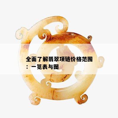 全面了解翡翠项链价格范围：一览表与图