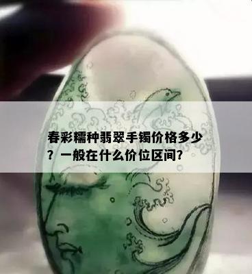 春彩糯种翡翠手镯价格多少？一般在什么价位区间？