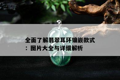 全面了解翡翠耳环镶嵌款式：图片大全与详细解析