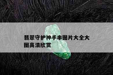 翡翠守护神手串图片大全大图高清欣赏