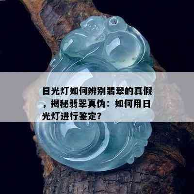 日光灯如何辨别翡翠的真假，揭秘翡翠真伪：如何用日光灯进行鉴定？