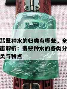 翡翠种水的归类有哪些，全面解析：翡翠种水的各类分类与特点