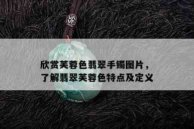 欣赏芙蓉色翡翠手镯图片，了解翡翠芙蓉色特点及定义