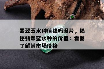 翡翠蓝水种值钱吗图片，揭秘翡翠蓝水种的价值：看图了解其市场价格