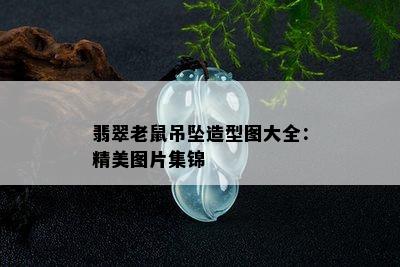 翡翠老鼠吊坠造型图大全：精美图片集锦