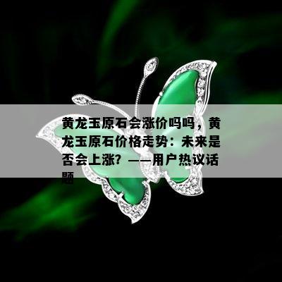 黄龙玉原石会涨价吗吗，黄龙玉原石价格走势：未来是否会上涨？——用户热议话题