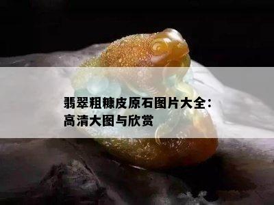 翡翠粗糠皮原石图片大全：高清大图与欣赏